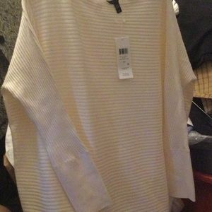 Brand new with tags off white Eileen Fisher Sweater size small but Bigger